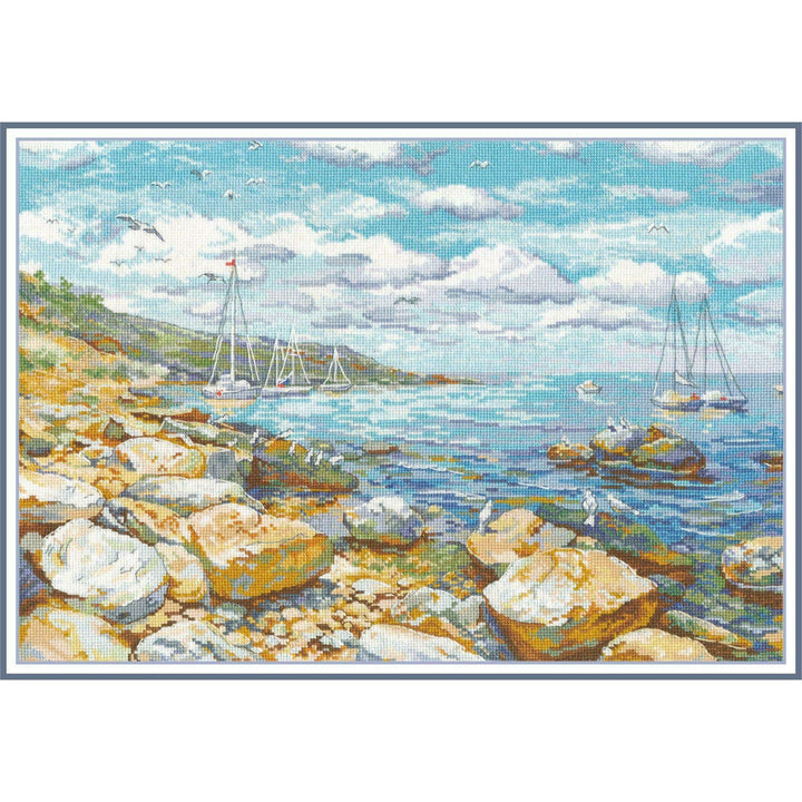 Crimean coast 1177 Counted Cross Stitch Kit