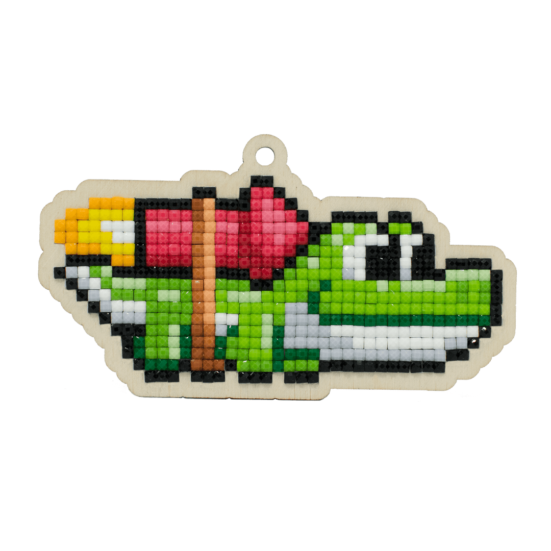 Crocodile CSw361 Diamond Painting on Plywood Kit
