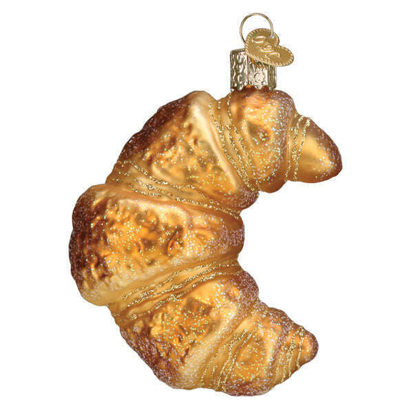 Old World Christmas Croissant Blown Glass Ornament