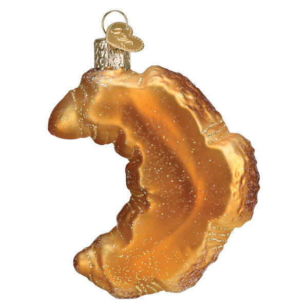 Old World Christmas Croissant Blown Glass Ornament
