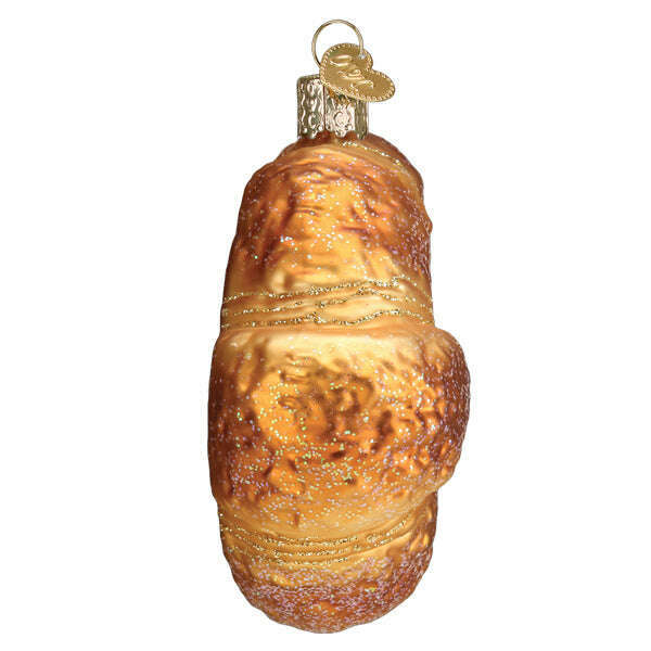 Old World Christmas Croissant Blown Glass Ornament