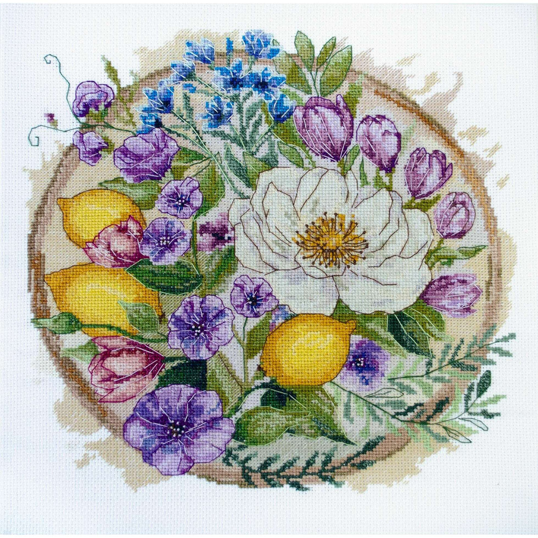 Cross-stitch kit - A floral moment AH-287