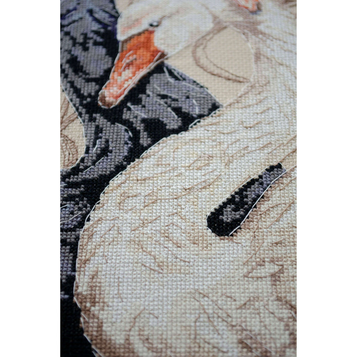Cross-stitch kit - Swans of love AH-269
