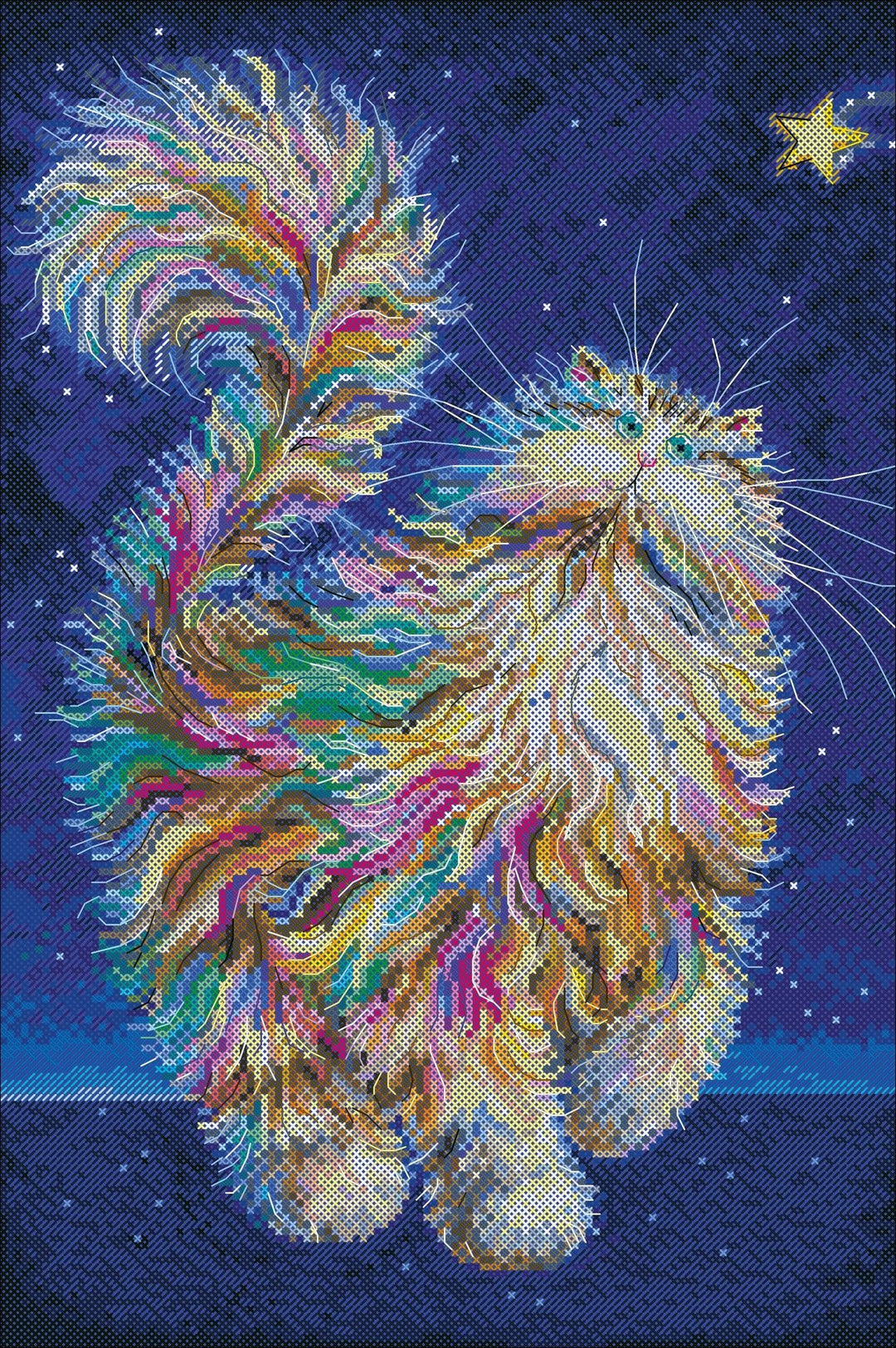 Cross-stitch kit A star is falling AH-181