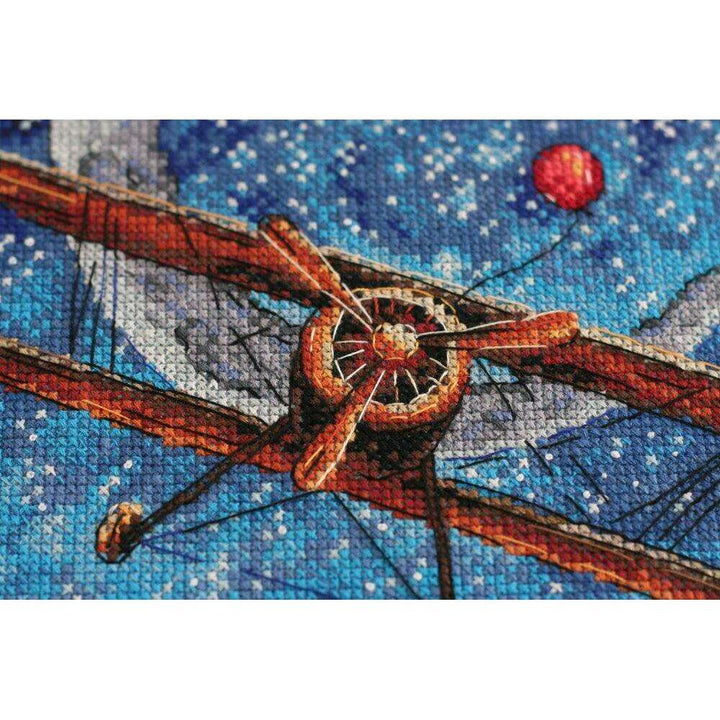 Cross-stitch kit Above the clouds AH-093