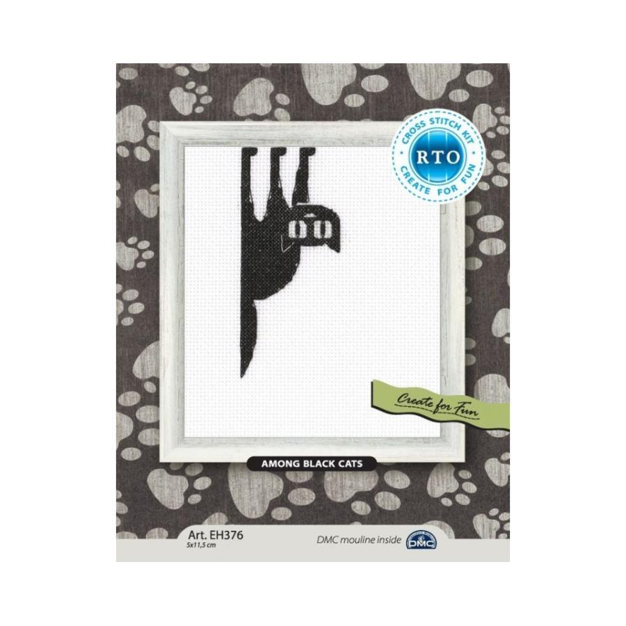 Cross-stitch Kit "Among black cats" EH376
