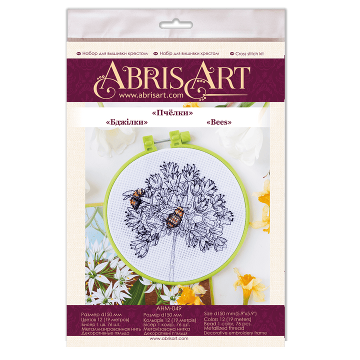 Cross-stitch kit Bees AHM-049