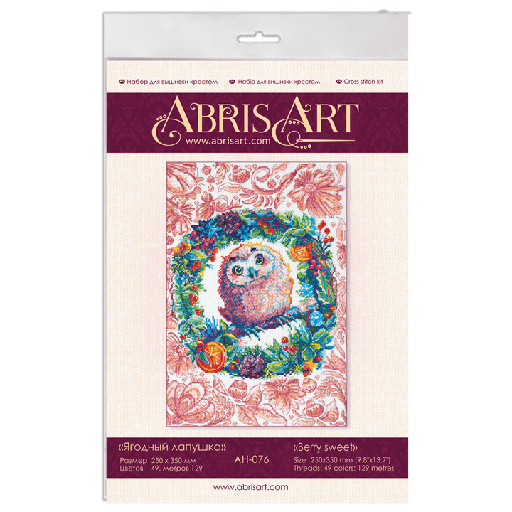 Cross-stitch kit Berry sweet AH-076