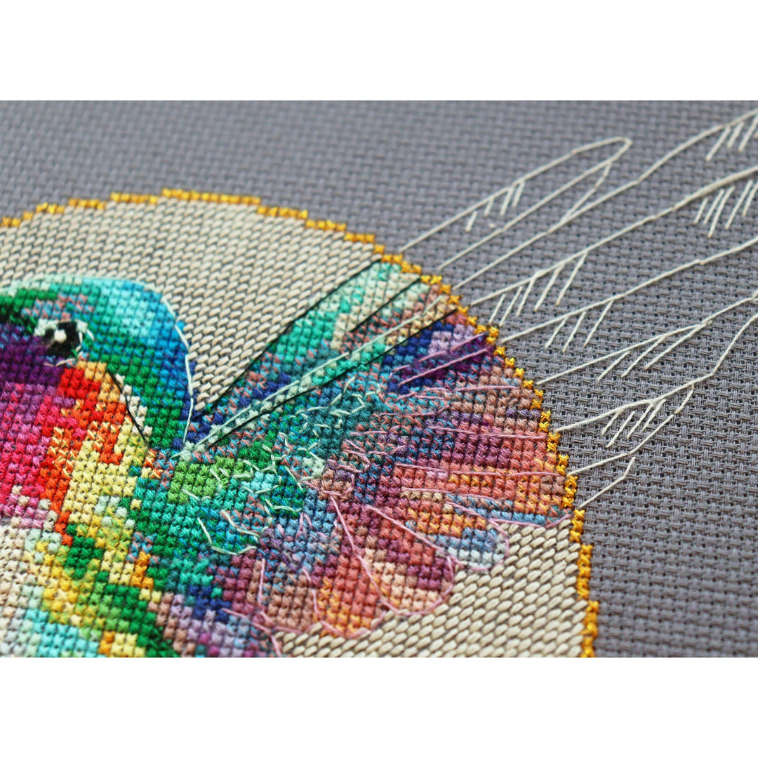 Cross-stitch kit Bird of paradise AH-203