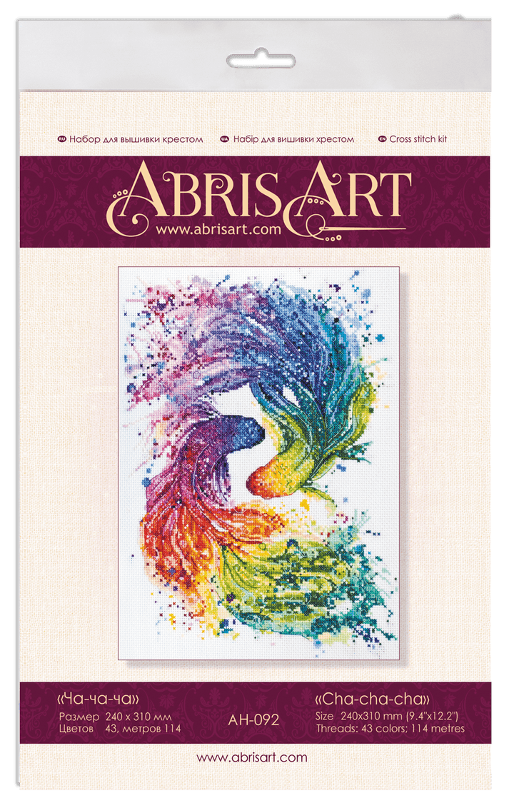 Cross-stitch kit Cha-cha-cha AH-092