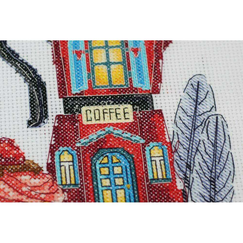 Cross-stitch kit Coffee house AH-149