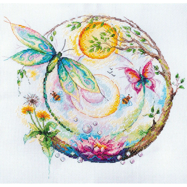 Cross-stitch kit Color magic AH-135
