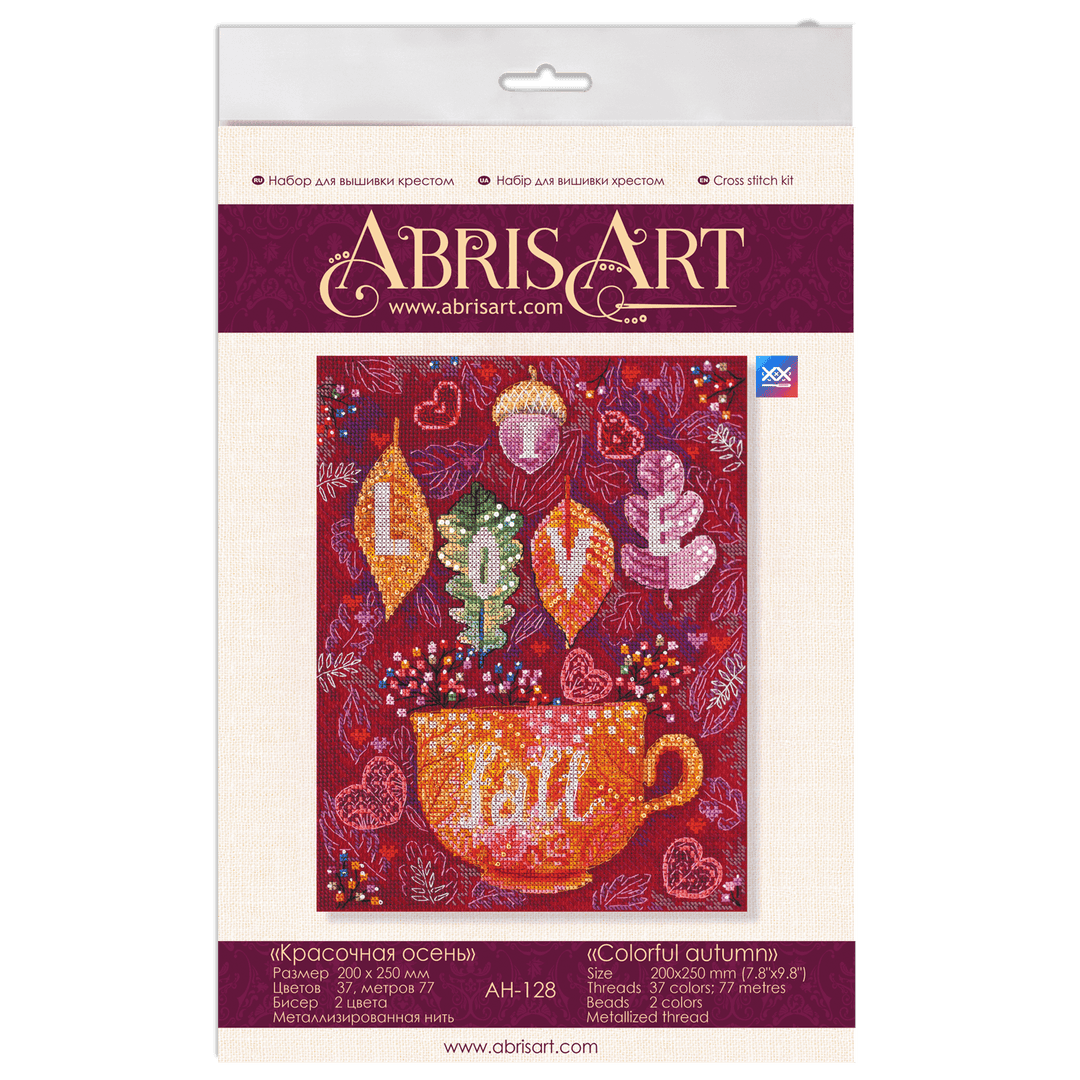 Cross-stitch kit Colorful autumn AH-128