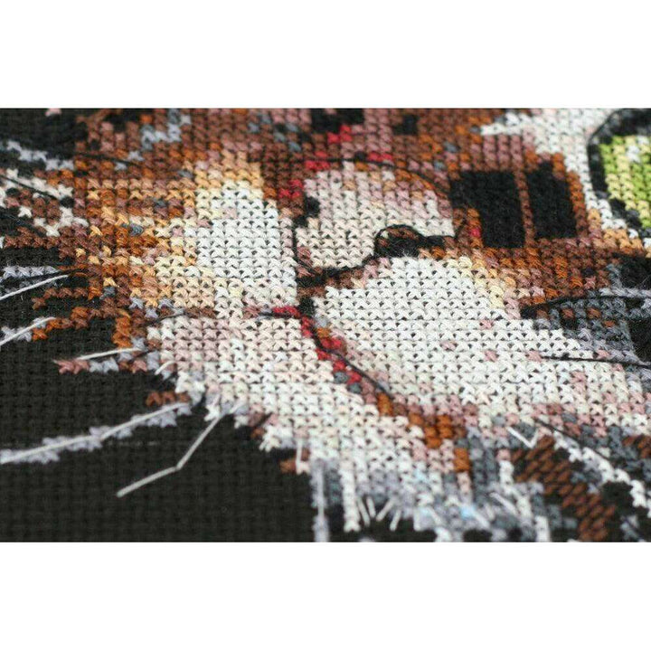 Cross-stitch kit Cute kitten AH-062