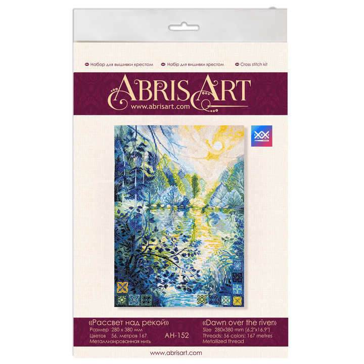 Cross-stitch kit Dawn over the river AH-152