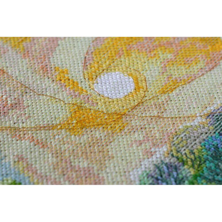 Cross-stitch kit Dawn over the river AH-152