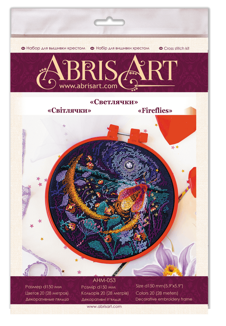 Cross-stitch kit Fireflies AHM-053