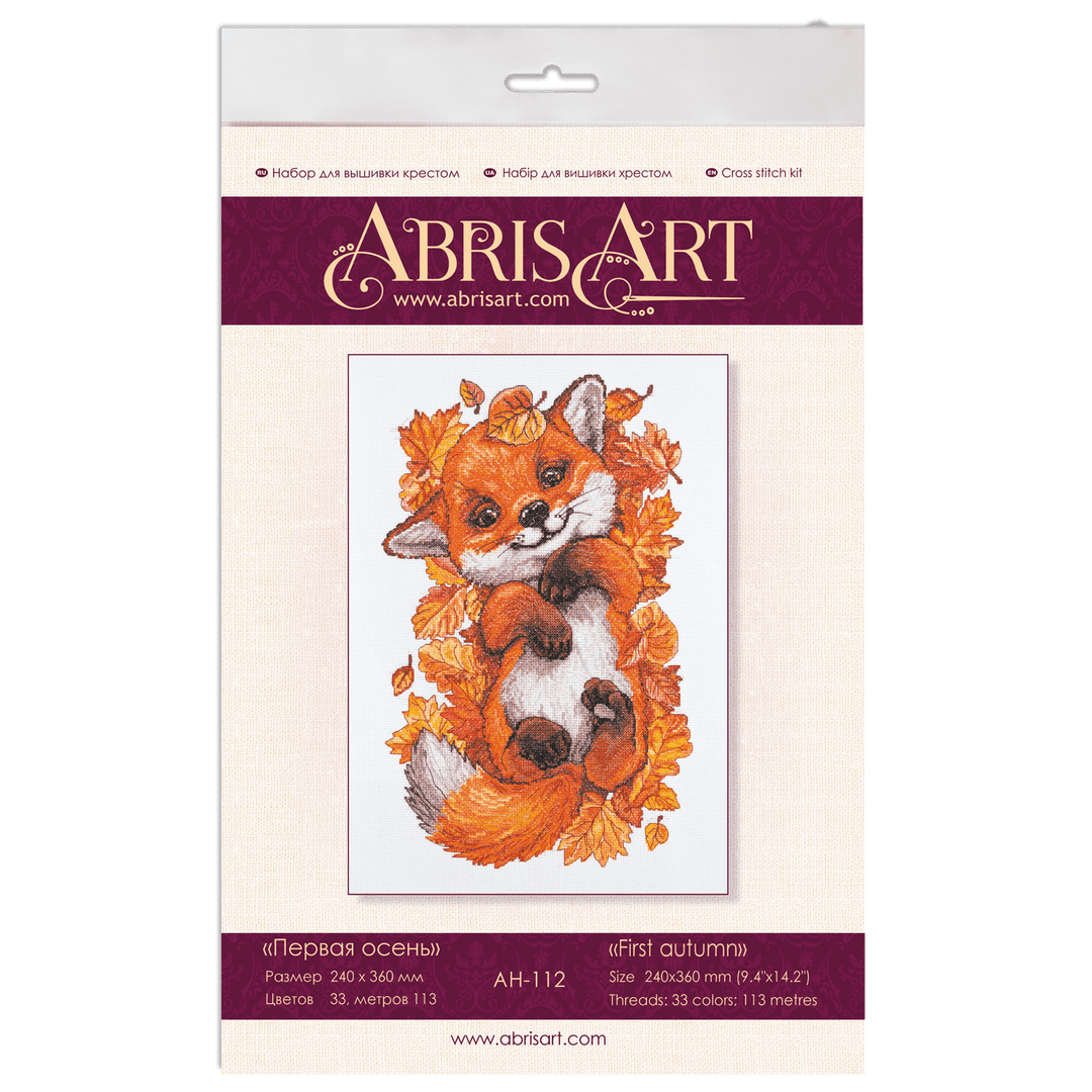 Cross-stitch kit First autumn AH-112