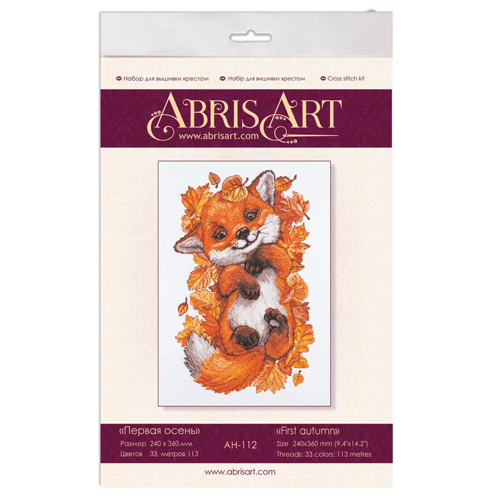 Cross-stitch kit First autumn AH-112