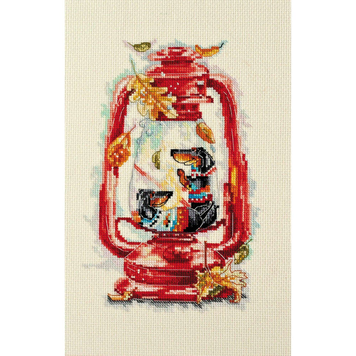 Cross-stitch kit Heat of October AH-088