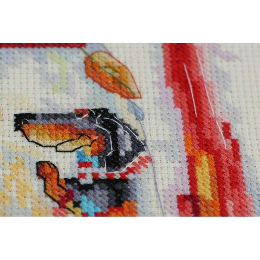 Cross-stitch kit Heat of October AH-088