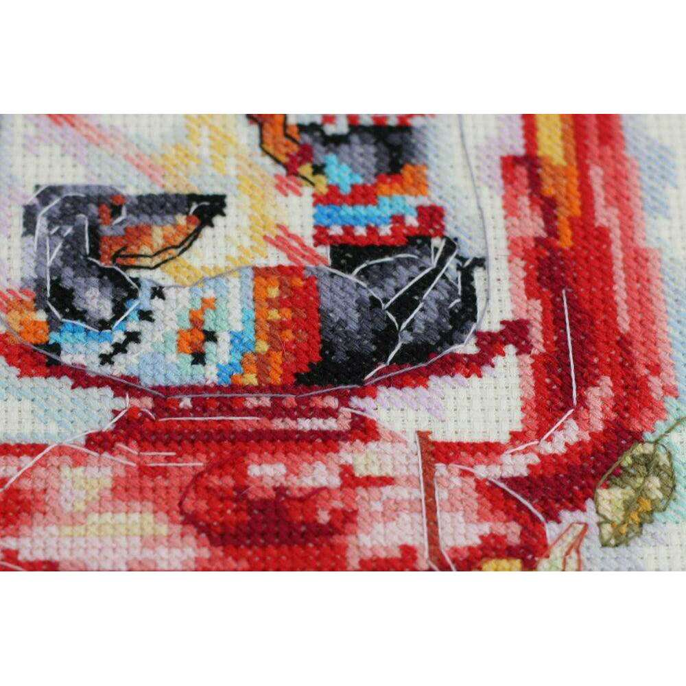 Cross-stitch kit Heat of October AH-088