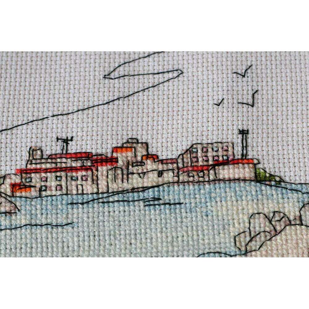 Cross-stitch kit Lighthouse light AH-109
