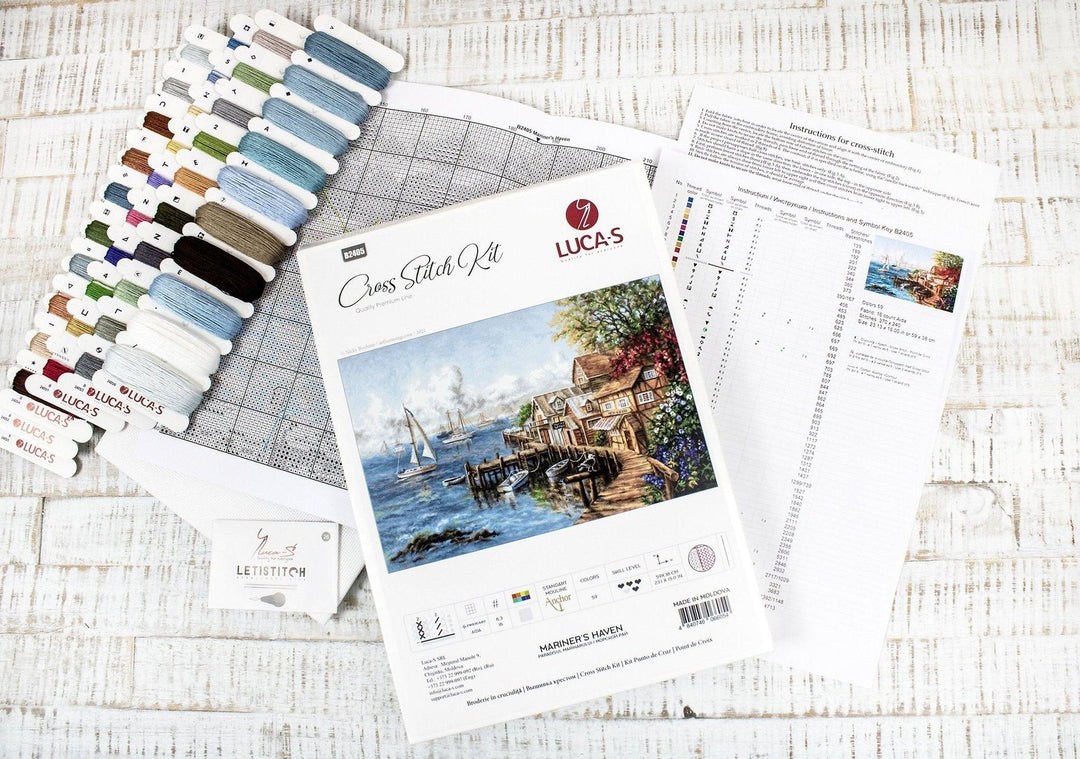 Mariner's Haven B2405L Counted Cross-Stitch Kit