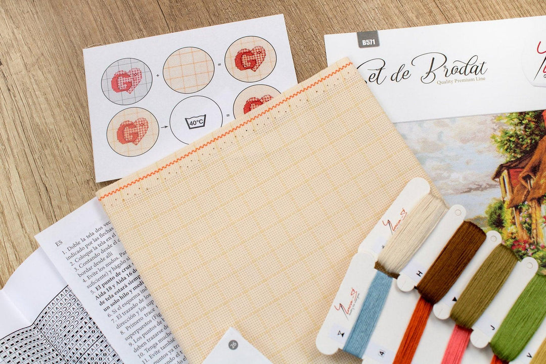 Summer Landscape B571L Counted Cross-Stitch Kit