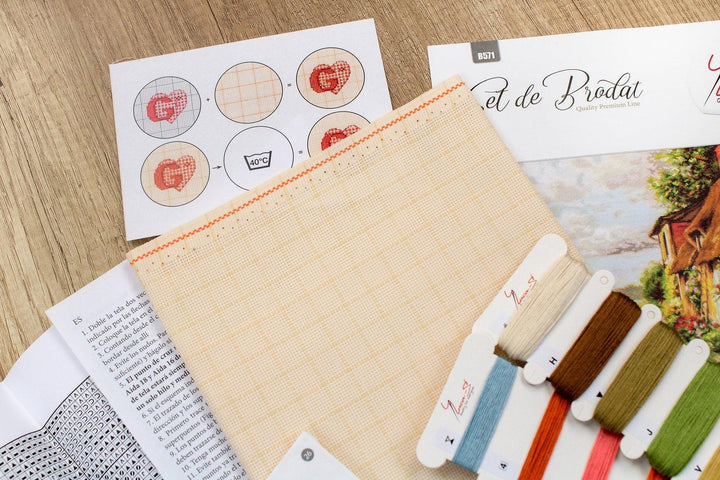 Summer Landscape B571L Counted Cross-Stitch Kit