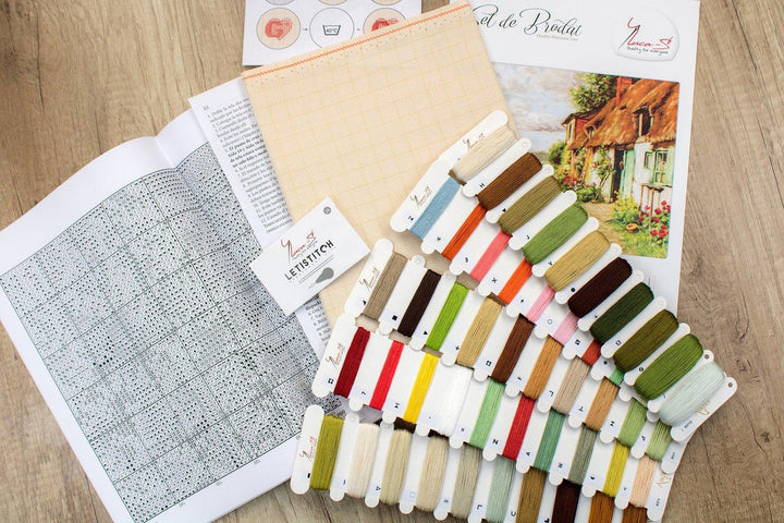 Summer Landscape B571L Counted Cross-Stitch Kit