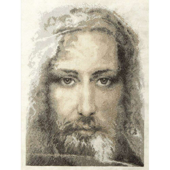 Cross-stitch kit M-202C "Sacred relic of Christians - Turin Shroud - truthful image of Our Lord Jesus Christ"