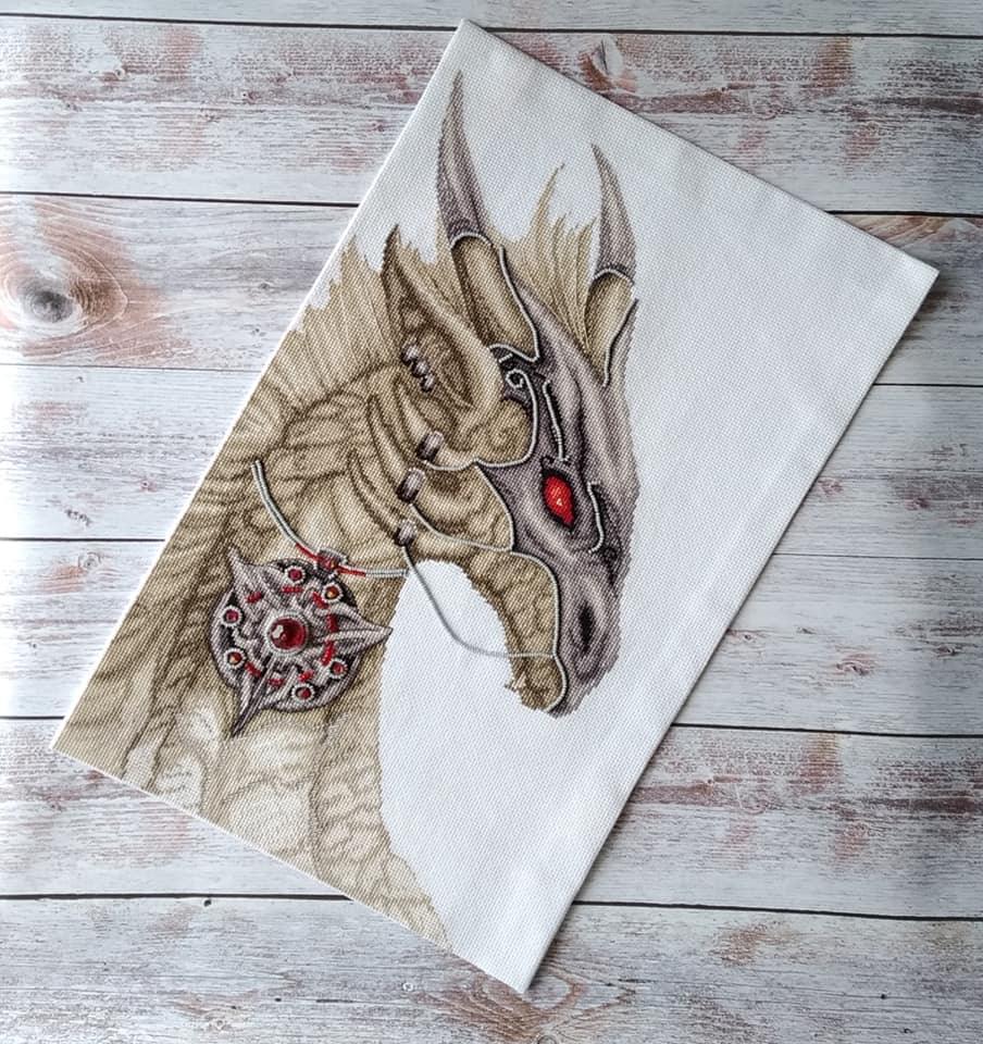 Cross-stitch kit M-319C "Guardian of treasure"