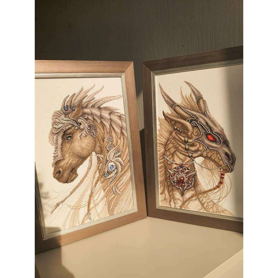 Cross-stitch kit M-319C "Guardian of treasure"