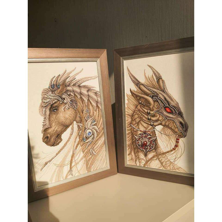 Cross-stitch kit M-319C "Guardian of treasure"