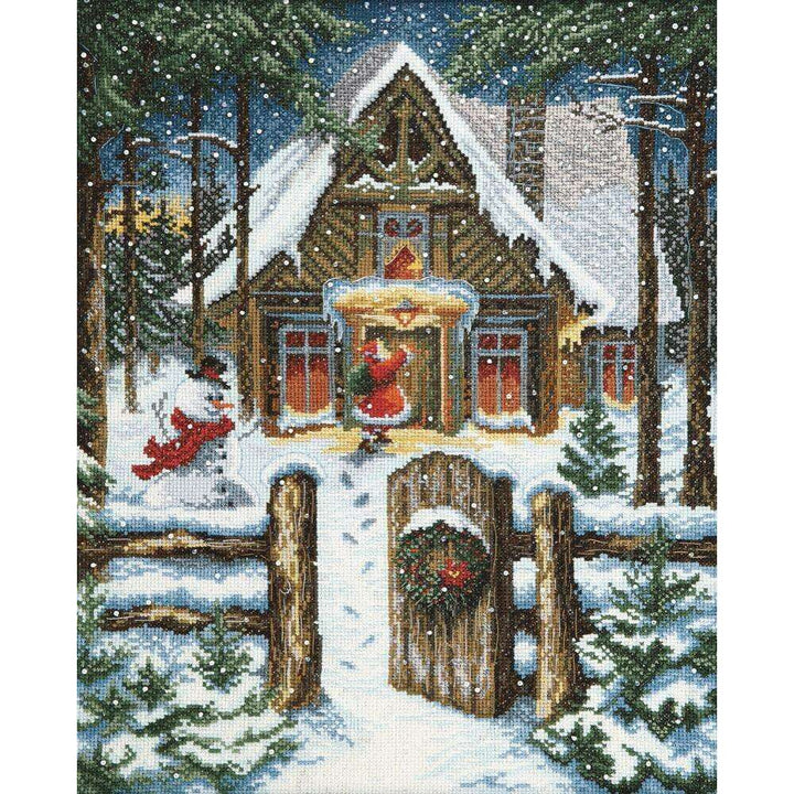 Cross-stitch kit M-368C "On the eve of the holidays"
