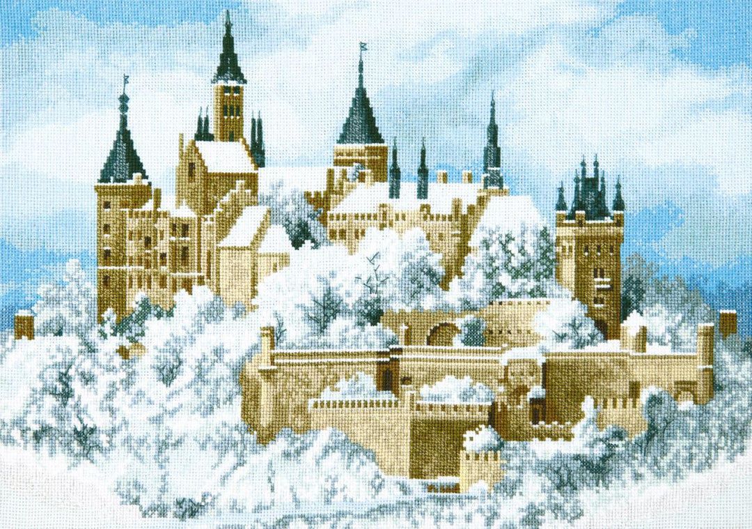 Cross-stitch kit M-371C "Castle in the clouds"