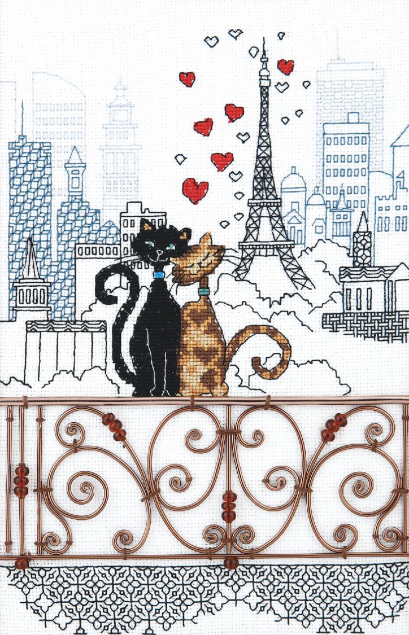 Cross-stitch kit M-379C "Lovers"
