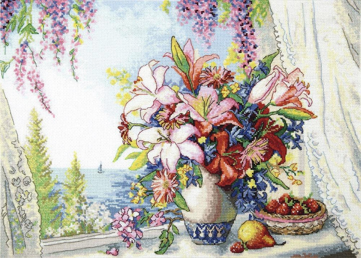 Cross-stitch kit M-383C "Sea flavor"