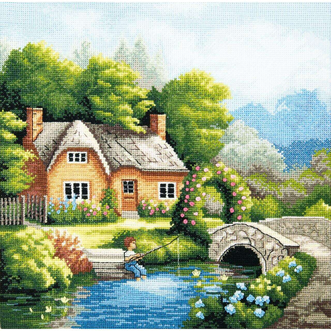 Cross-stitch kit M-394C "Summer season"