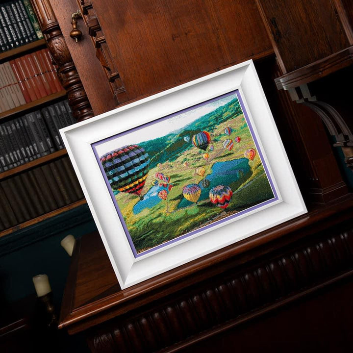 Cross-stitch kit M-443C Counted cross stitch kit "Balloons"