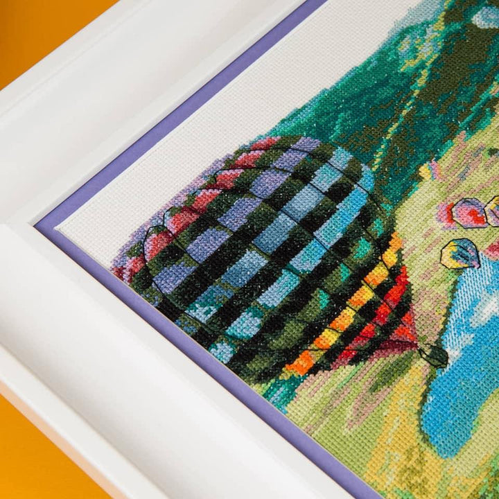 Cross-stitch kit M-443C Counted cross stitch kit "Balloons"