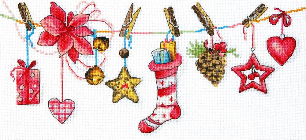 Cross-stitch kit M-446C "Festive mood"