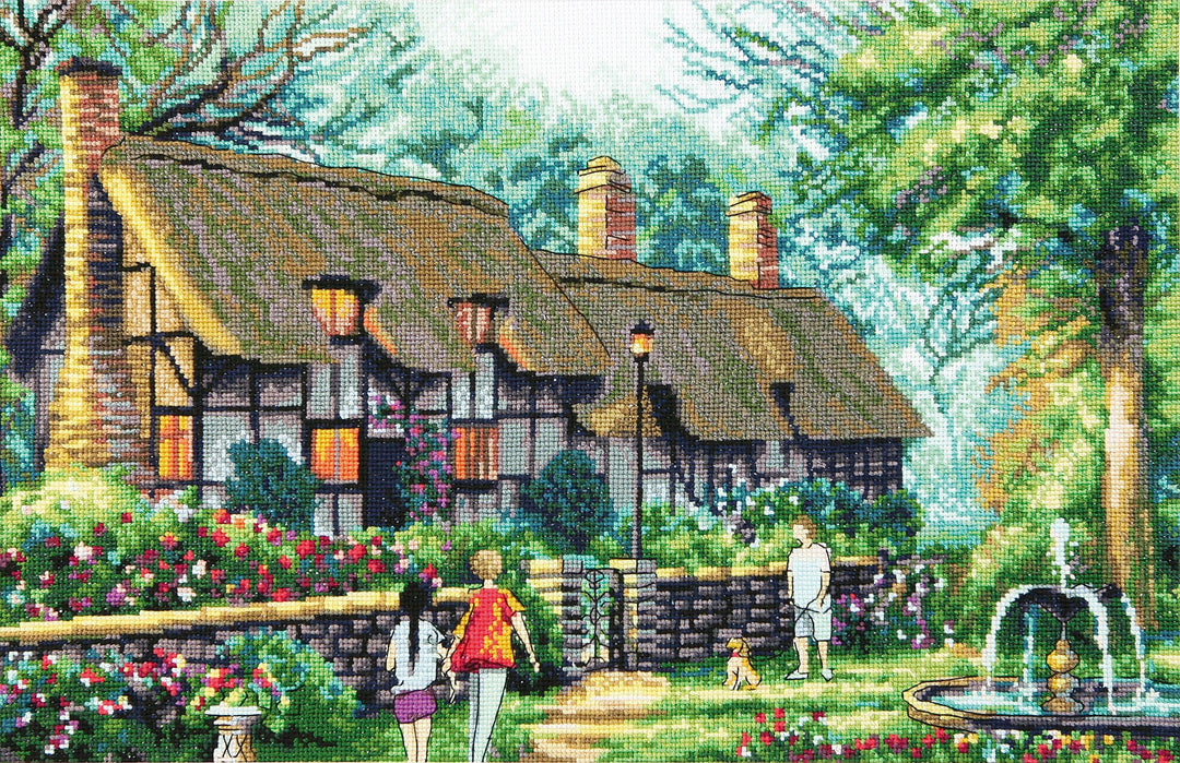 Cross-stitch kit M-448C Counted cross stitch kit "Cozy evening"