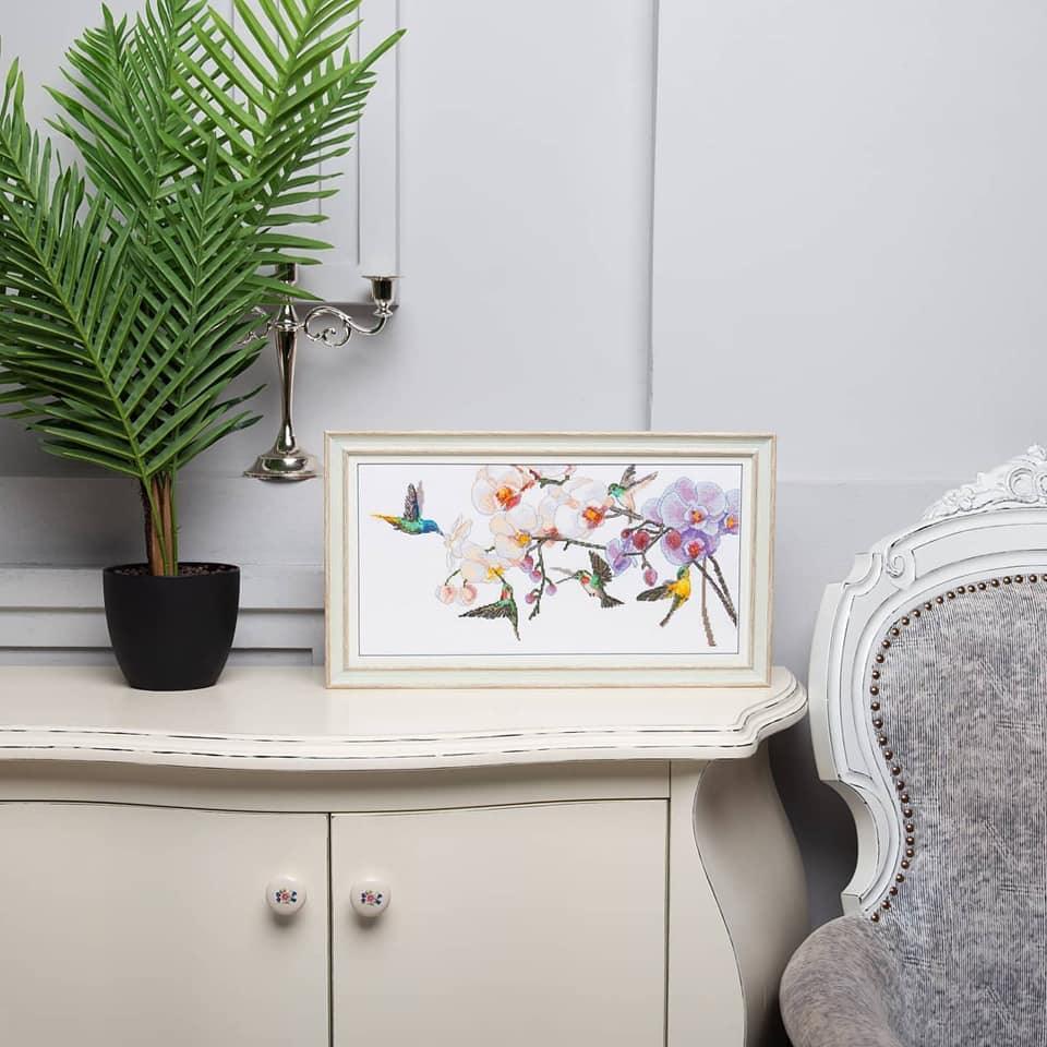 Cross-stitch kit M-449C "Tropical scent"