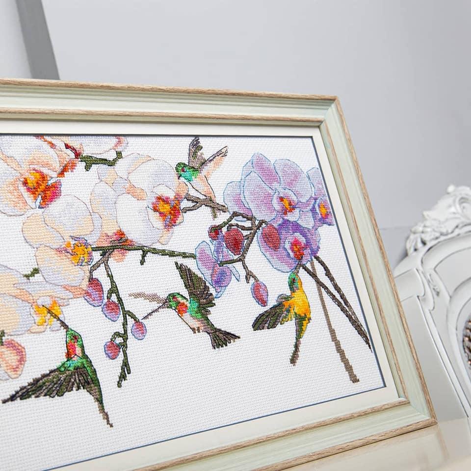 Cross-stitch kit M-449C "Tropical scent"