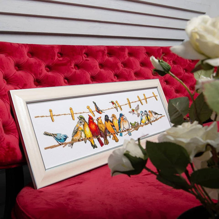 Cross-stitch kit M-472C "Warmer together"