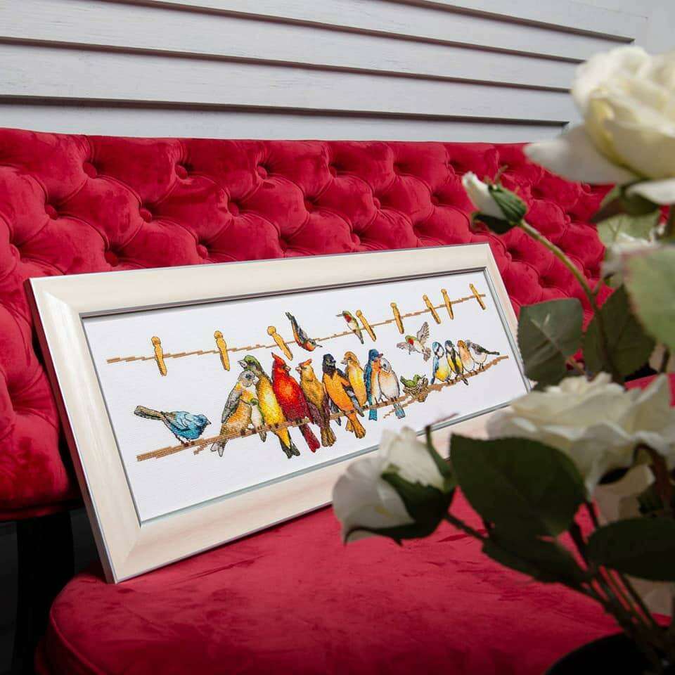Cross-stitch kit M-472C "Warmer together"