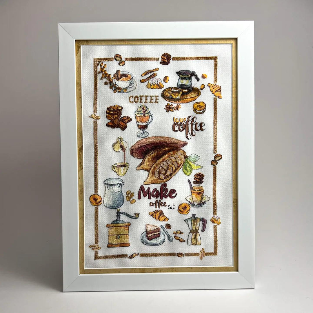 Cross-stitch kit M-495C "Delicious stories"