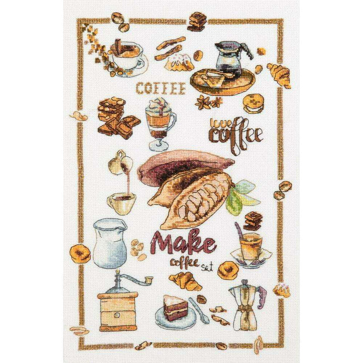 Cross-stitch kit M-495C "Delicious stories"